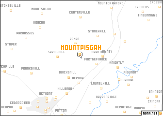 map of Mount Pisgah