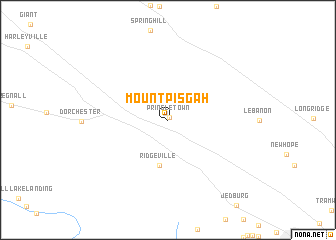 map of Mount Pisgah