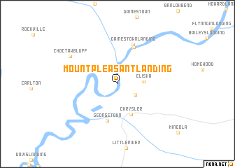 map of Mount Pleasant Landing