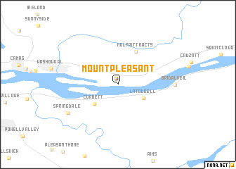 map of Mount Pleasant