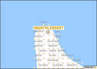 map of Mount Pleasant