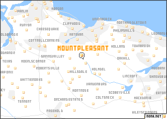 map of Mount Pleasant