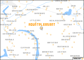 map of Mount Pleasant