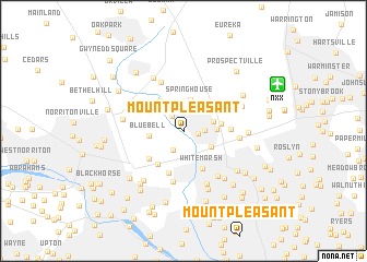 map of Mount Pleasant