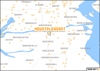 map of Mount Pleasant