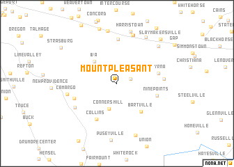 map of Mount Pleasant