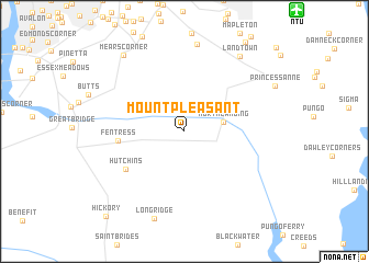 map of Mount Pleasant