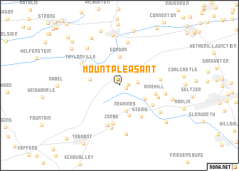 map of Mount Pleasant