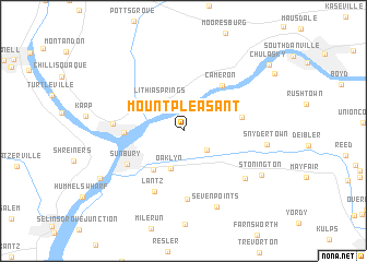 map of Mount Pleasant