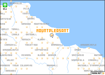 map of Mount Pleasant