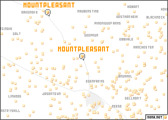 map of Mount Pleasant