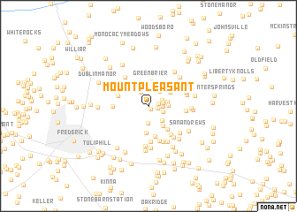 map of Mount Pleasant