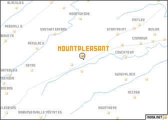 map of Mount Pleasant