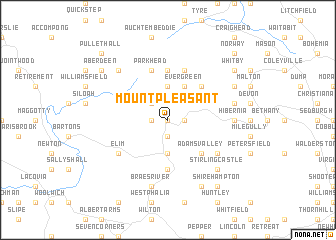 map of Mount Pleasant