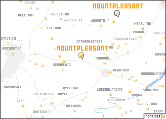 map of Mount Pleasant