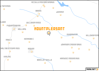 map of Mount Pleasant