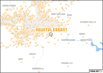 map of Mount Pleasant