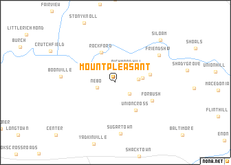 map of Mount Pleasant