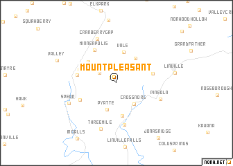 map of Mount Pleasant