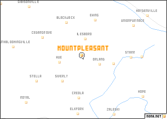 map of Mount Pleasant