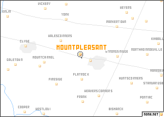 map of Mount Pleasant