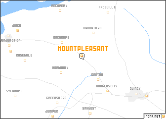 map of Mount Pleasant