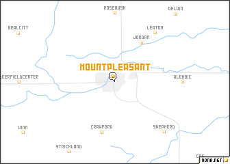 map of Mount Pleasant