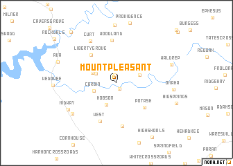 map of Mount Pleasant