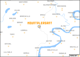 map of Mount Pleasant