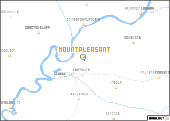 map of Mount Pleasant