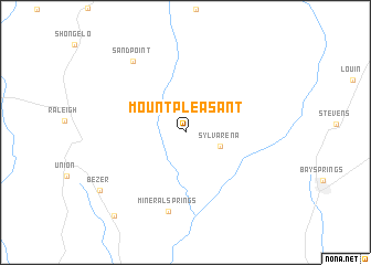 map of Mount Pleasant