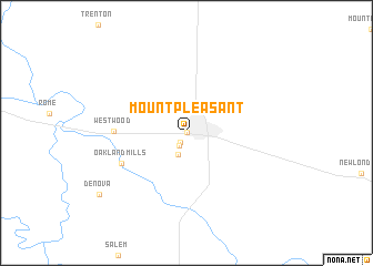 map of Mount Pleasant