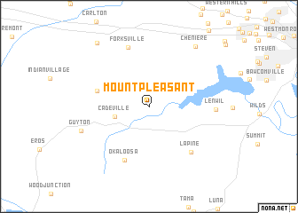 map of Mount Pleasant