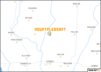 map of Mount Pleasant