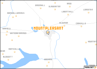 map of Mount Pleasant