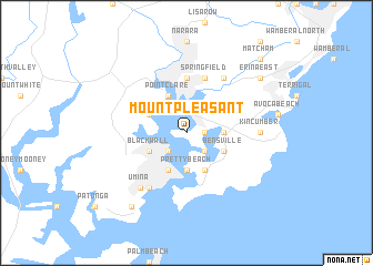 map of Mount Pleasant