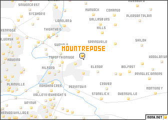 map of Mount Repose