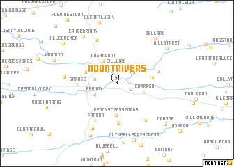 map of Mount Rivers
