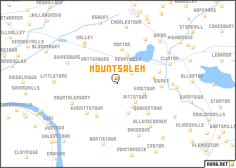 map of Mount Salem