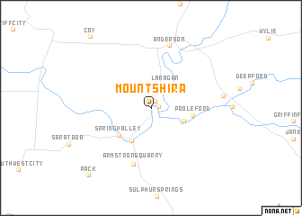 map of Mount Shira