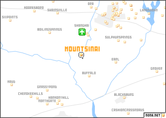 map of Mount Sinai