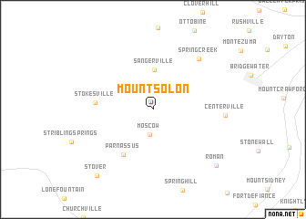 map of Mount Solon