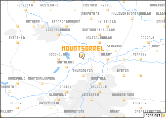 map of Mountsorrel