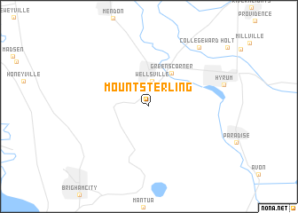 map of Mount Sterling