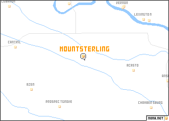 map of Mount Sterling