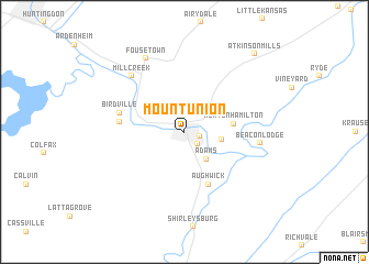 map of Mount Union