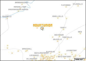 map of Mount Union