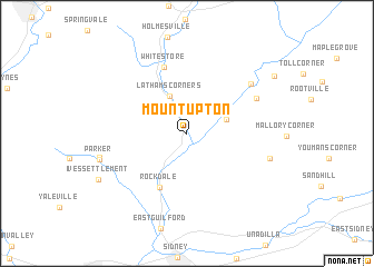 map of Mount Upton