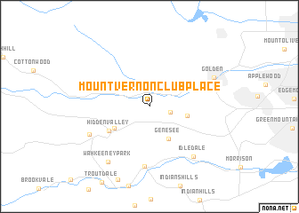 map of Mount Vernon Club Place