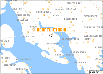 map of Mount Victoria